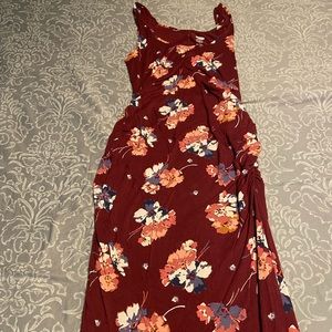 Maternity sleeveless bodycon dress